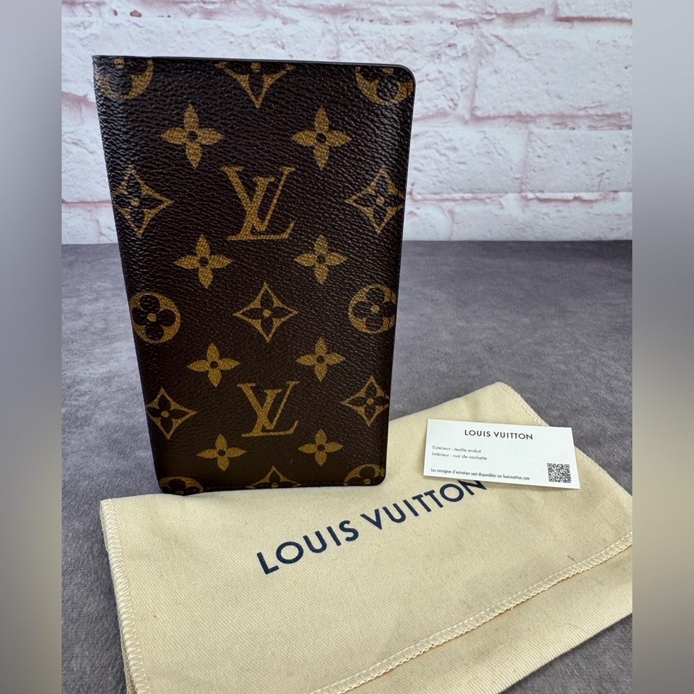 Louis Vuitton Monogram Canvas Card Organizer Checkbook Wallet - Picture 1 of 13